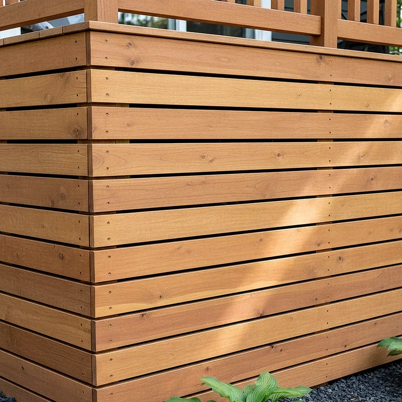 Horizontal Deck Skirting Ideas