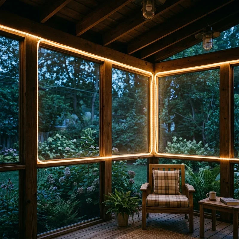 Screened Porch Lighting Ideas