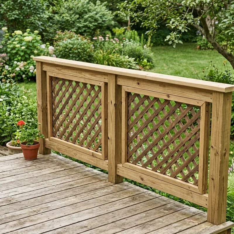 Cheap DIY Deck Railing Ideas