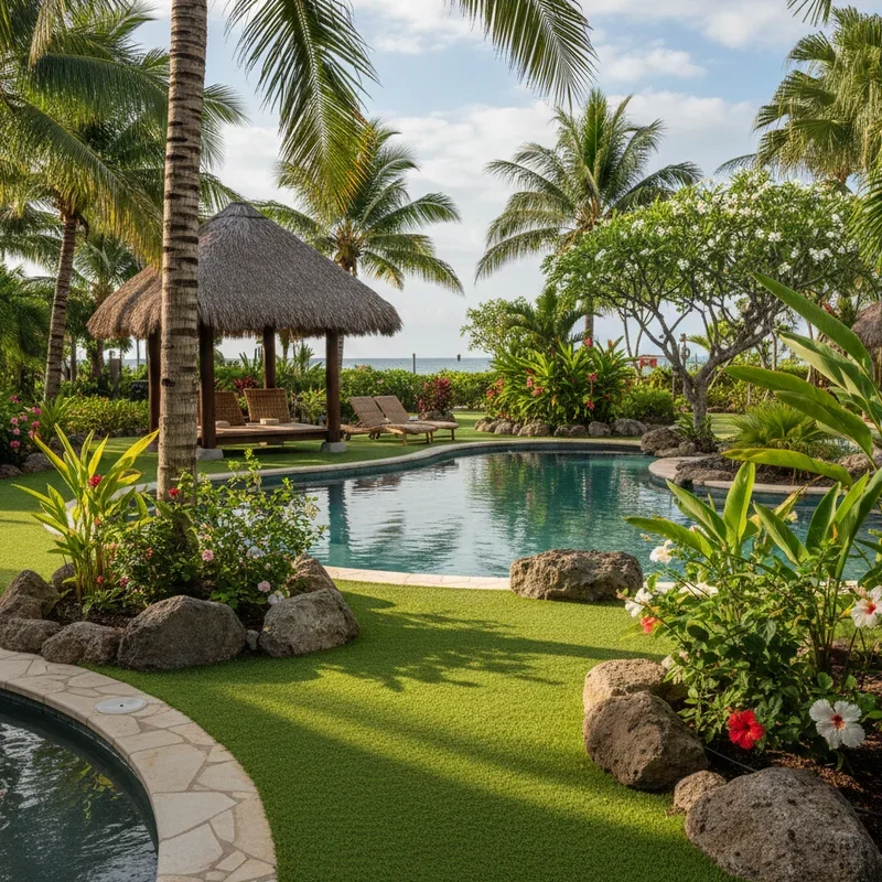 Turf Around Pool Ideas