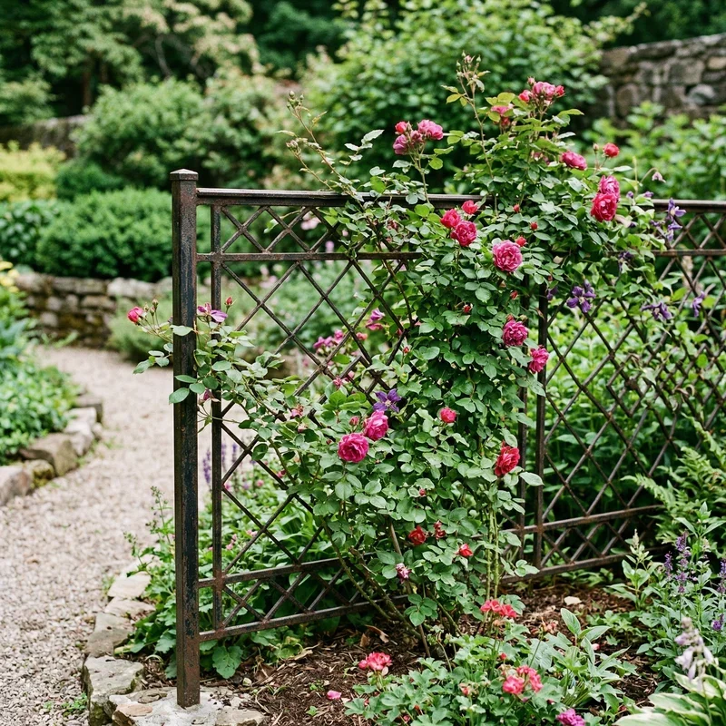Metal Garden Fence Ideas
