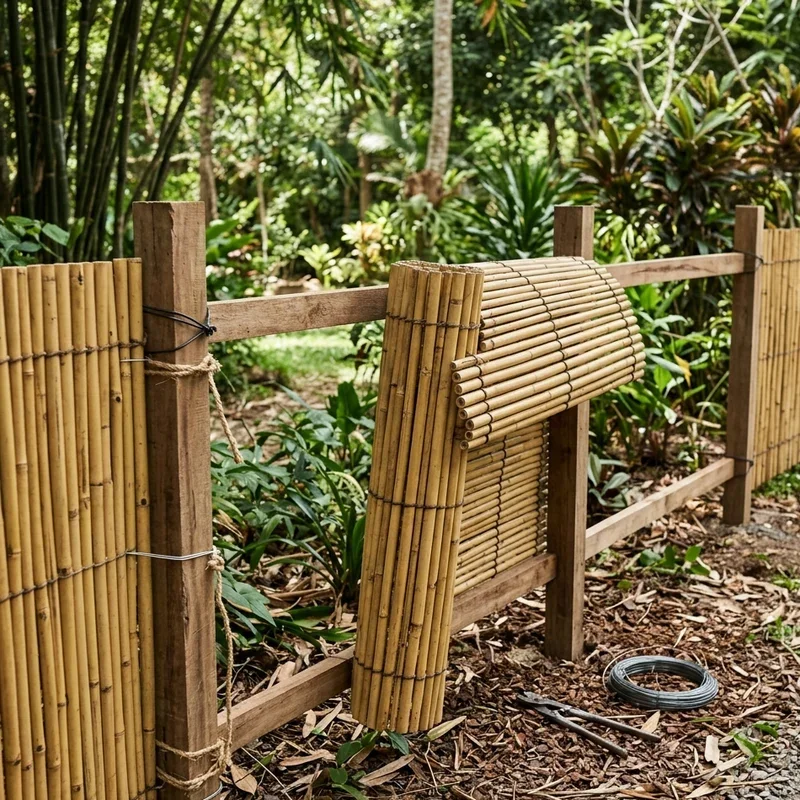 DIY Bamboo Fence Ideas