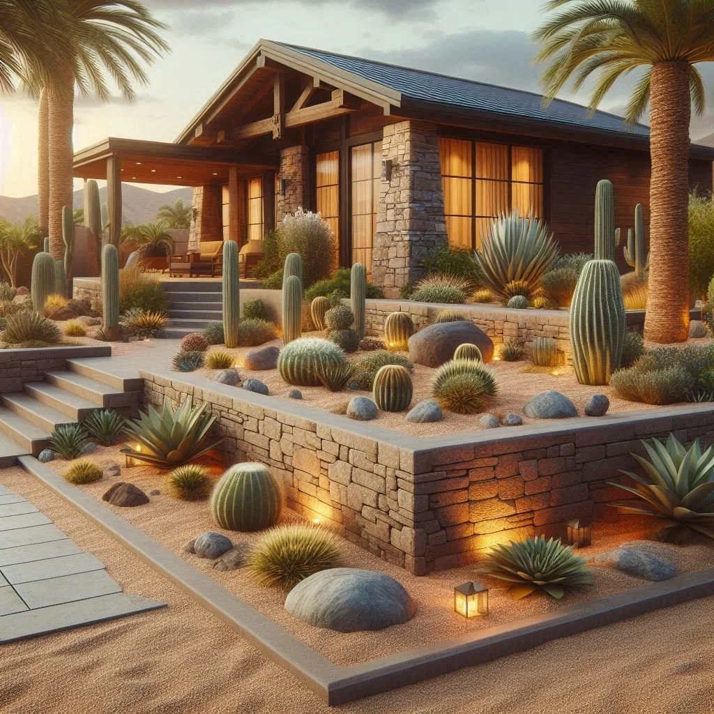 Desertscape Bricks 15 Desert Landscaping Ideas for a Stunning Yard