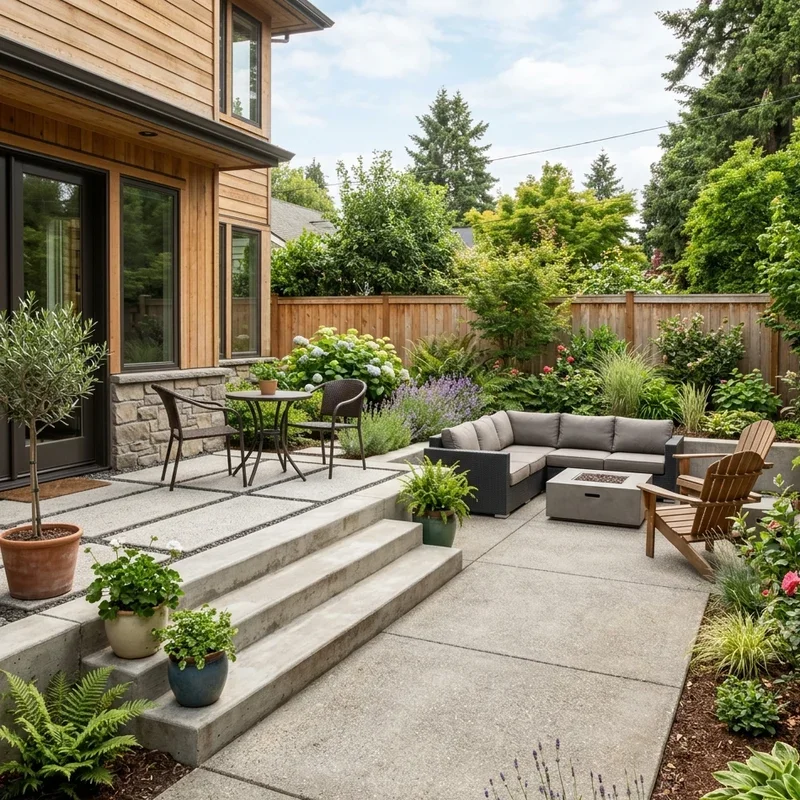 Concrete Back Patio Ideas