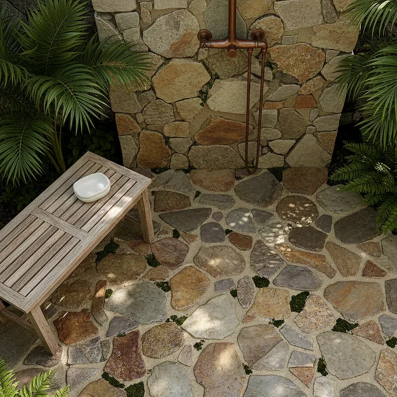 Outdoor Shower Floor Ideas