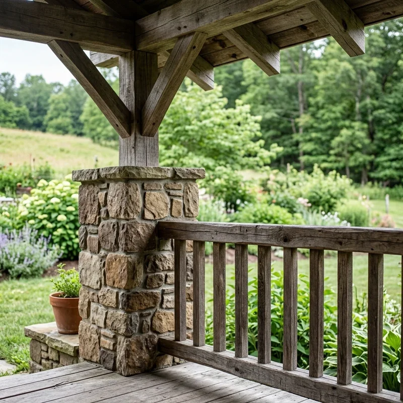 Rustic Porch Railing Ideas