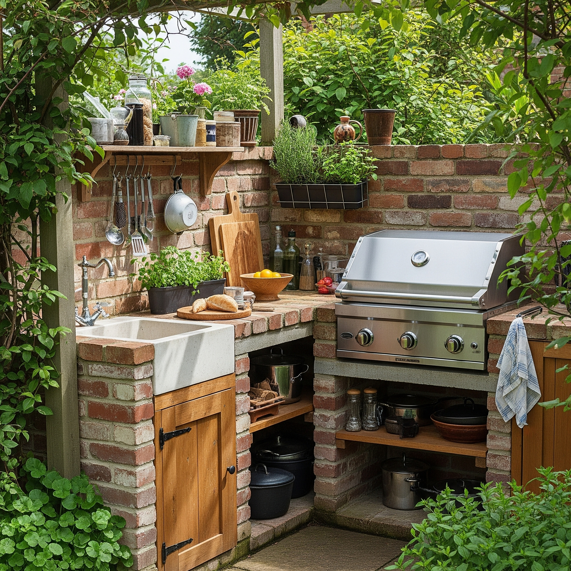 15 Small Outdoor Kitchen Ideas for Tiny Backyards