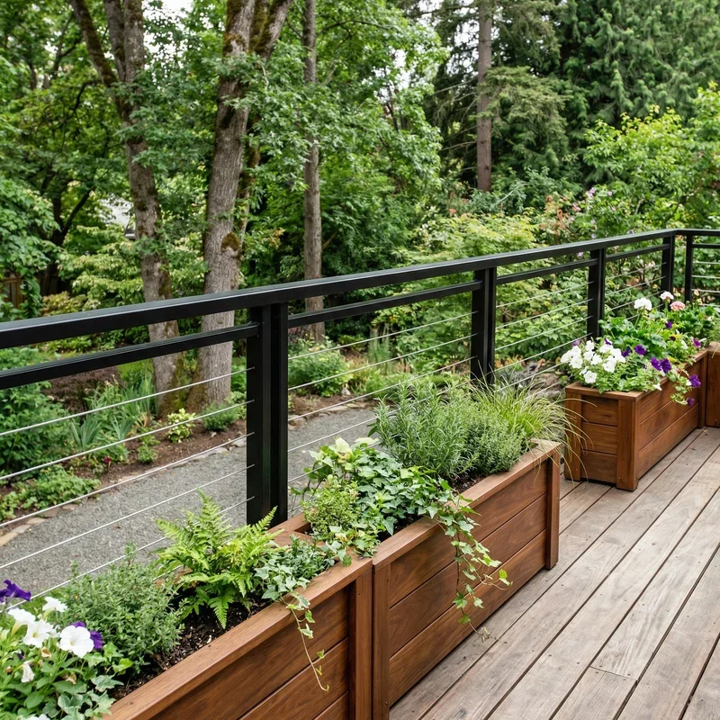 Deck Wire Railing Ideas