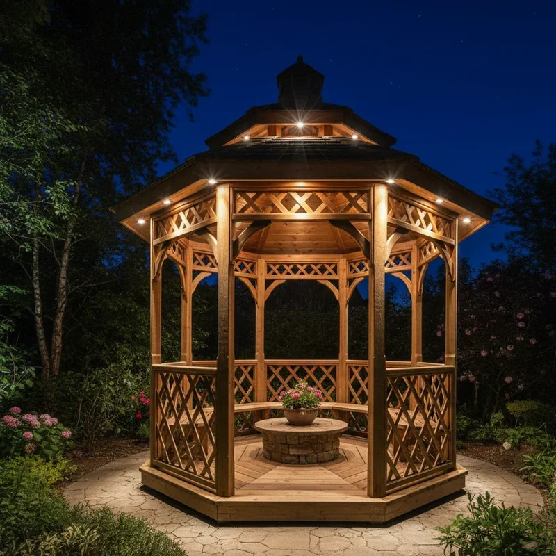 Gazebo Lighting Ideas
