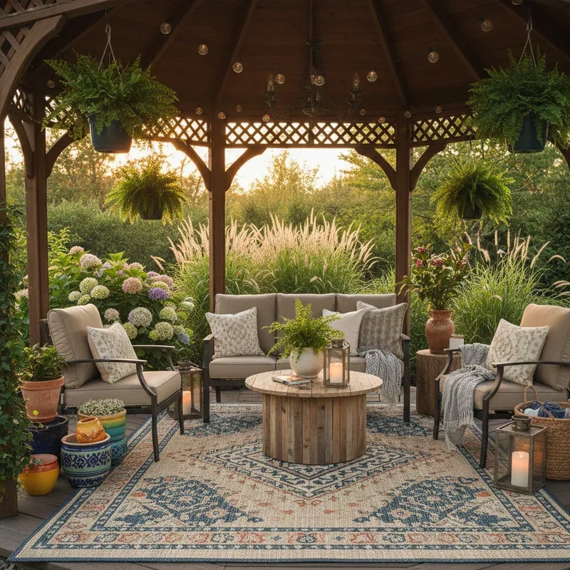 Backyard Gazebo Decorating Ideas