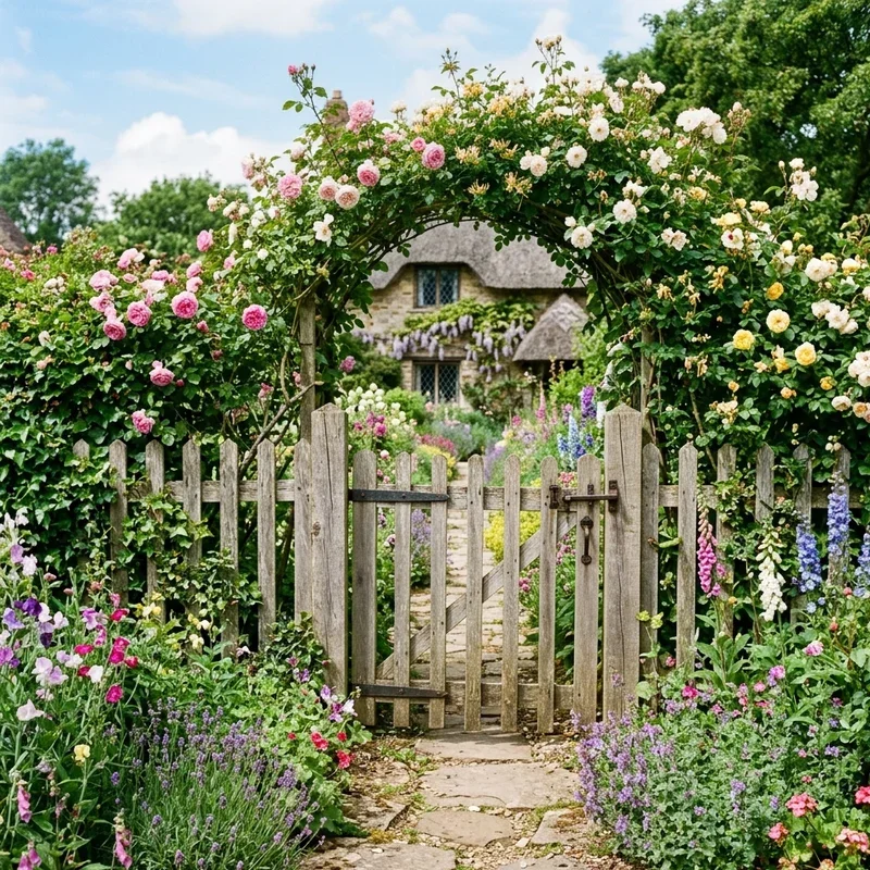 Fence Entrance Ideas