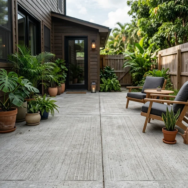Concrete Back Patio Ideas