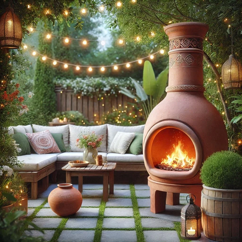 Small Outdoor Fireplace Ideas