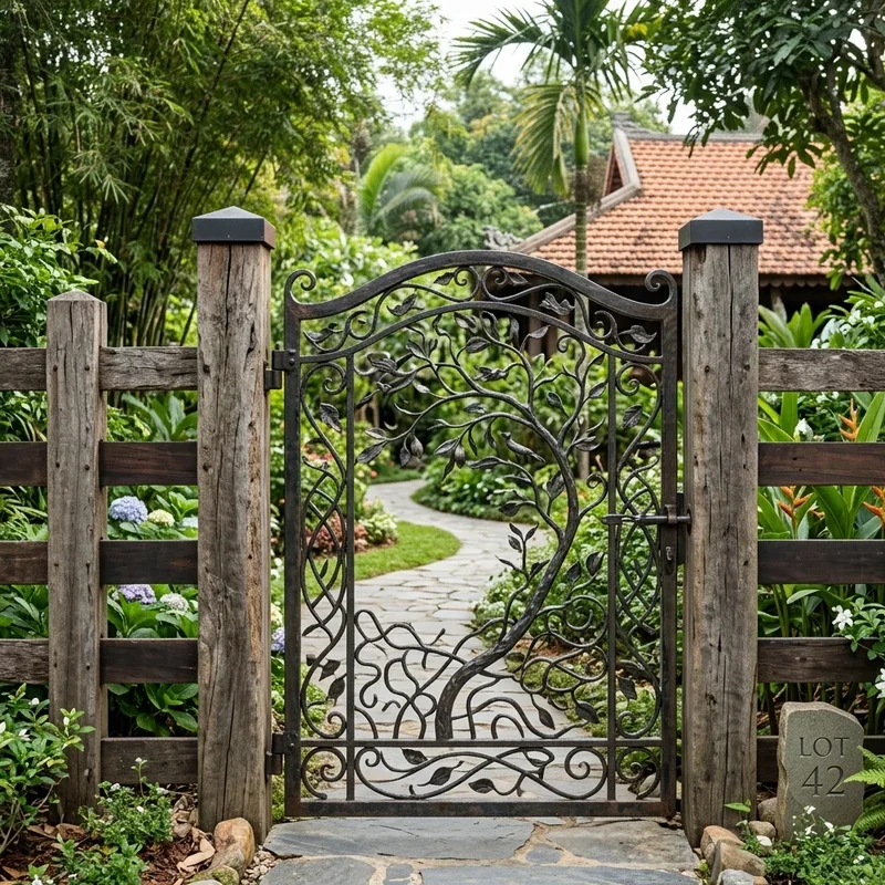 Fence Entrance Ideas