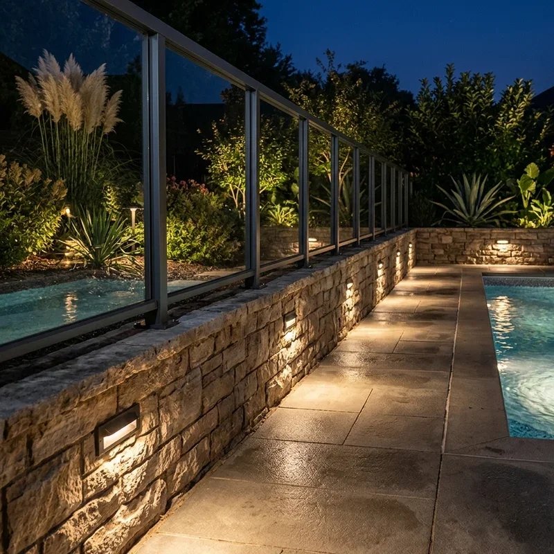Pool Fence Lighting Ideas