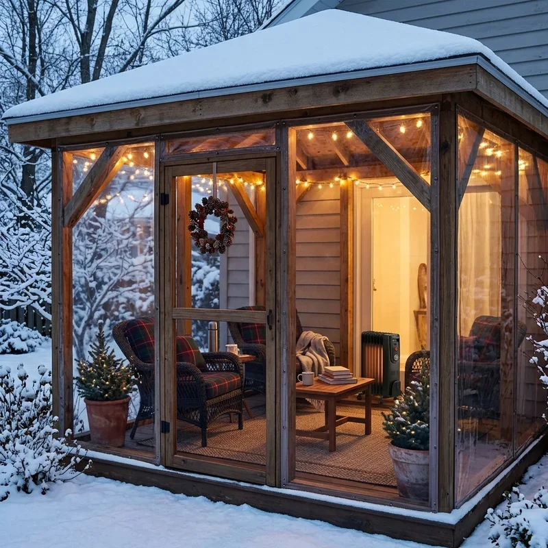 Porch Enclosure Ideas for Winter