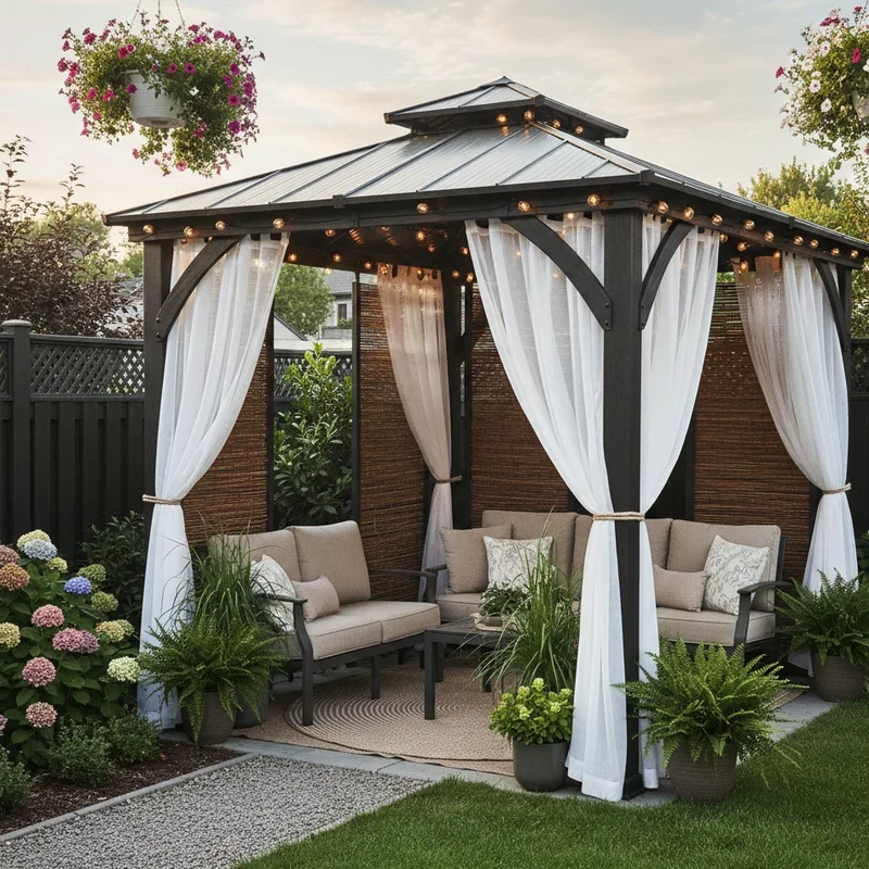 Backyard Gazebo Decorating Ideas