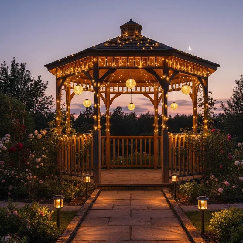 Gazebo Lighting Ideas