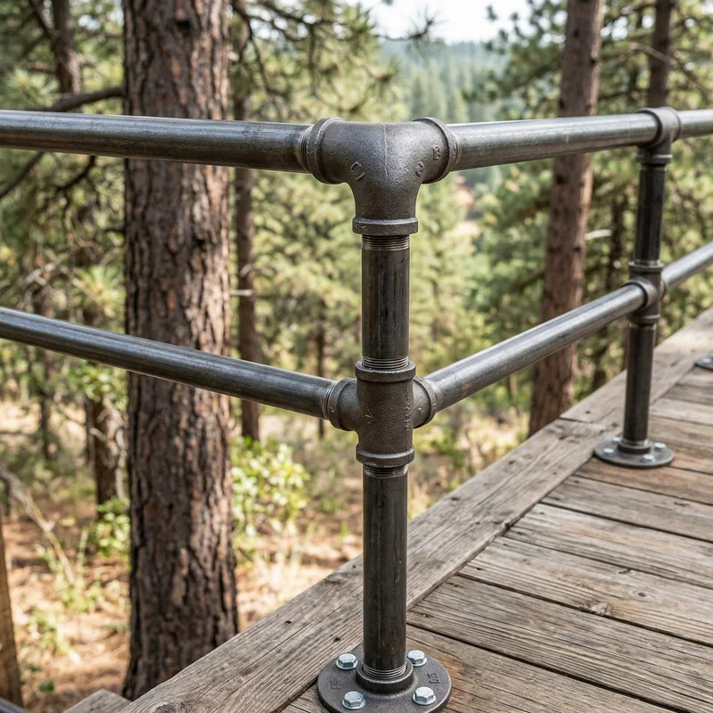 Deck Railing Corner Ideas