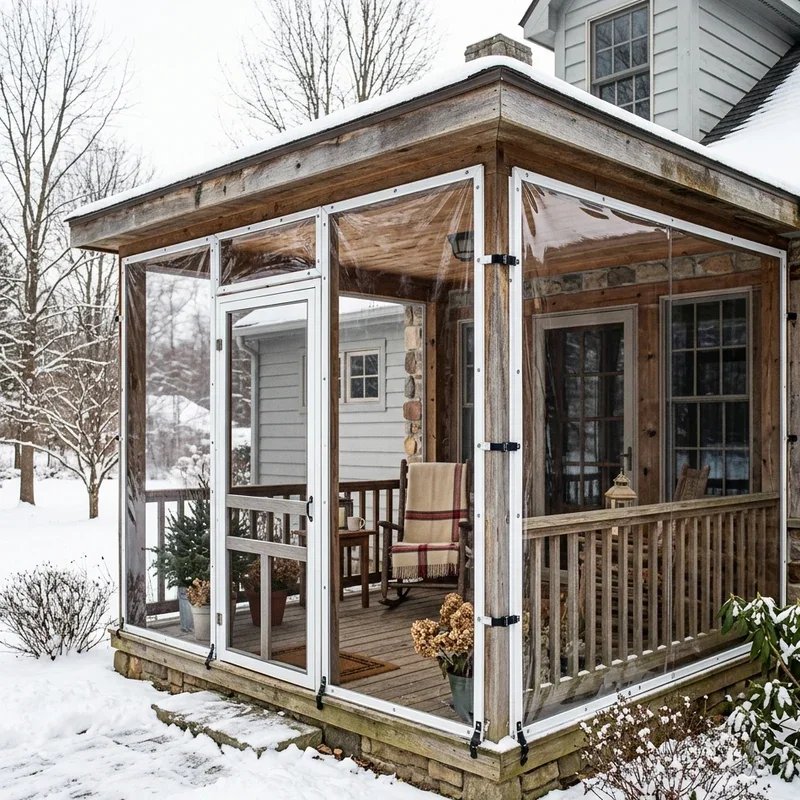 Porch Enclosure Ideas for Winter