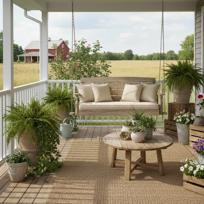 Farmhouse Front Porch Ideas