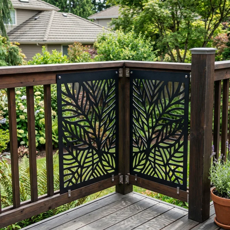 Deck Railing Corner Ideas