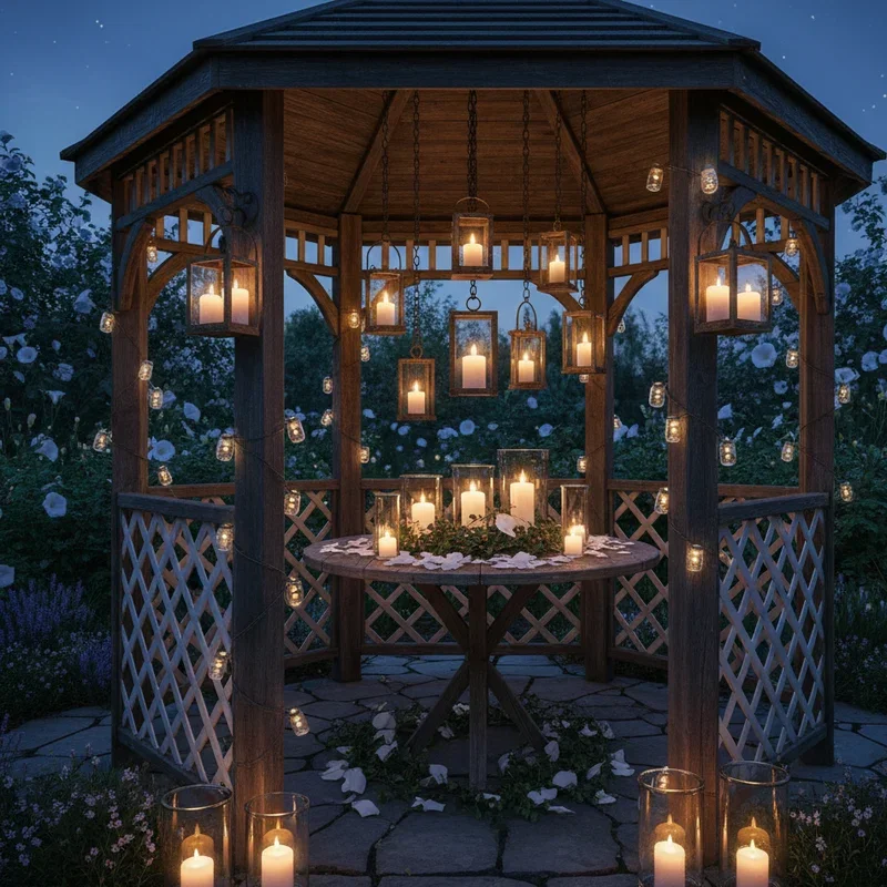 Gazebo Lighting Ideas