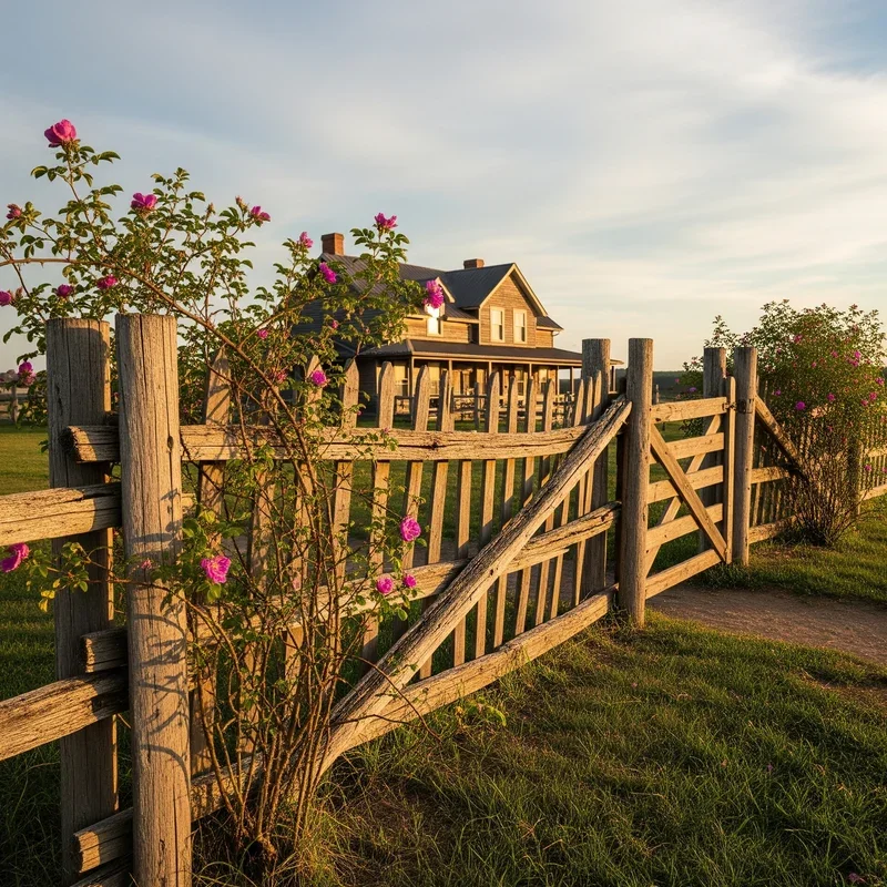 15 Farmhouse Fence Ideas to Add Rustic Charm Outdoors