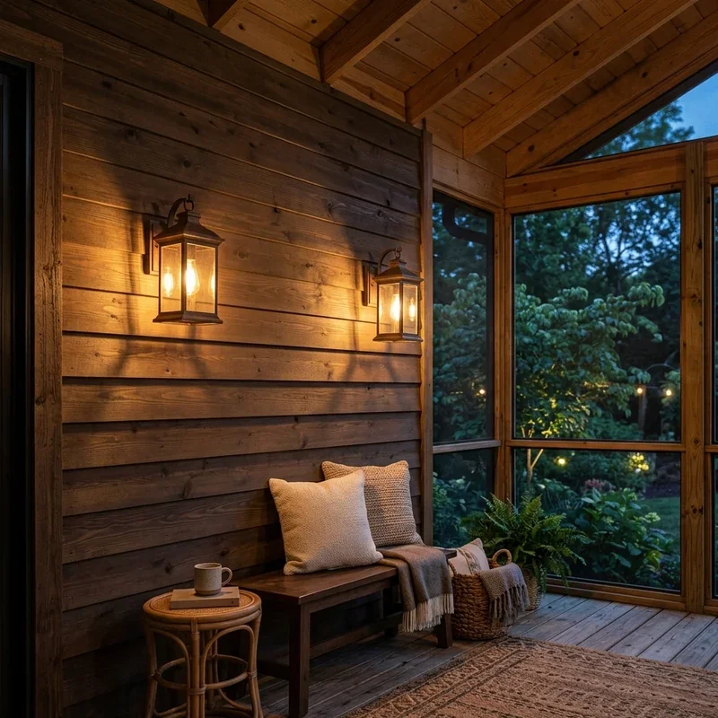 Screened Porch Lighting Ideas