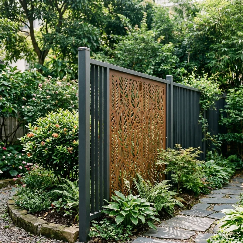 Metal Garden Fence Ideas