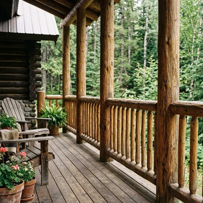 Rustic Porch Railing Ideas