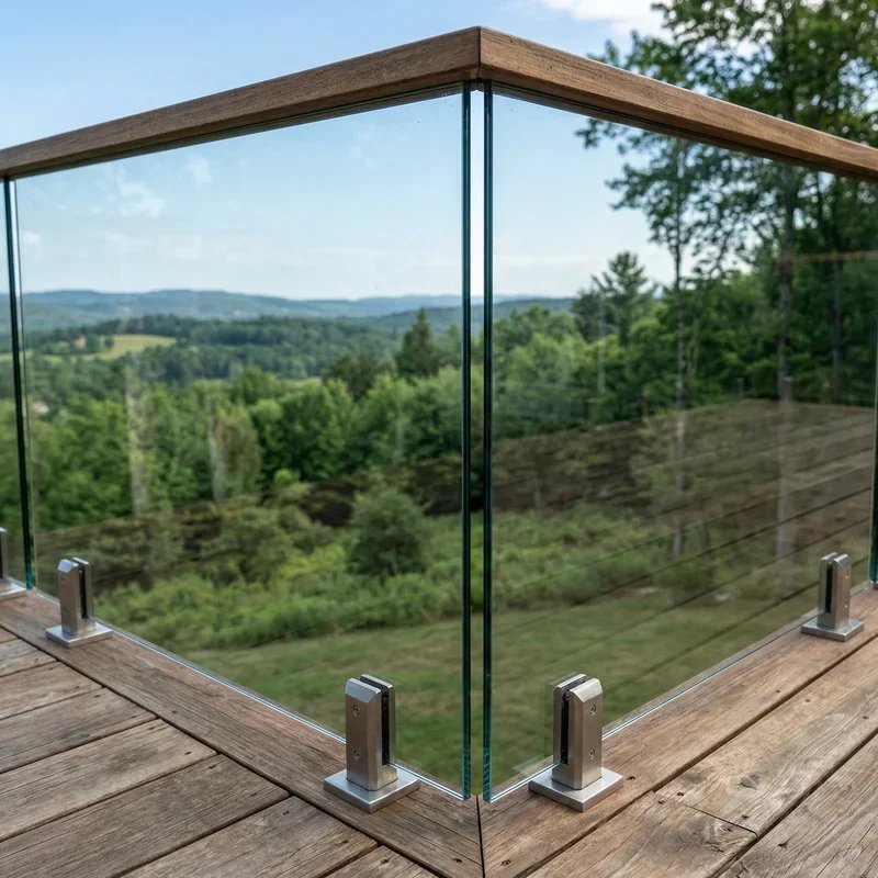 Deck Railing Corner Ideas