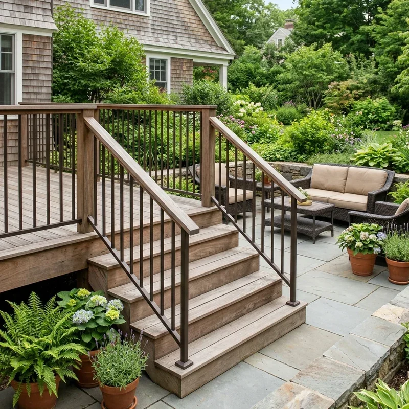 Step Down Patio Ideas