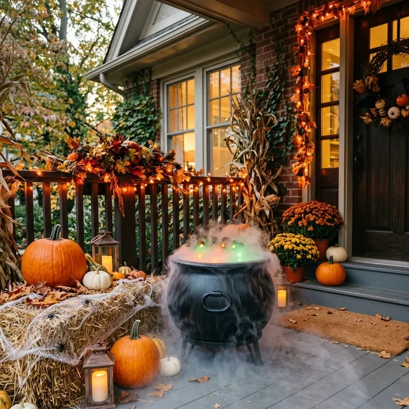 DIY Halloween Front Porch Ideas