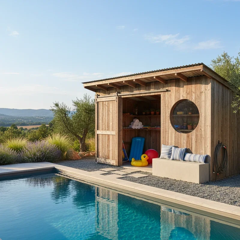 15 Pool Shed Ideas to Keep Your Space Neat and Cool