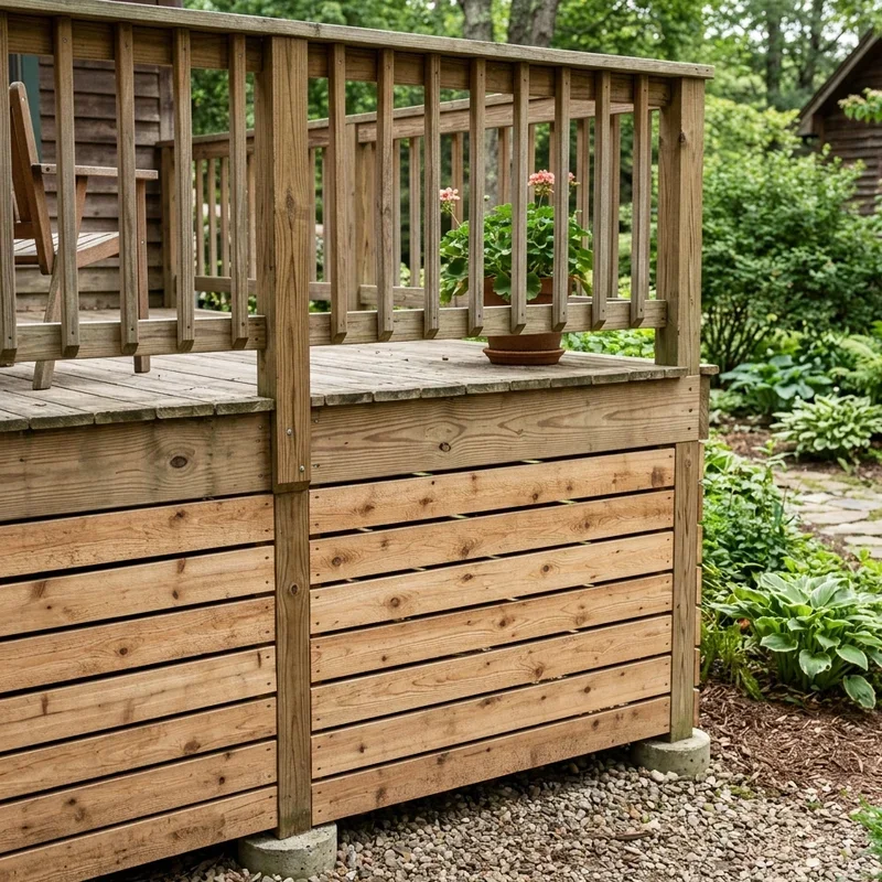 Inexpensive Deck Skirting Ideas