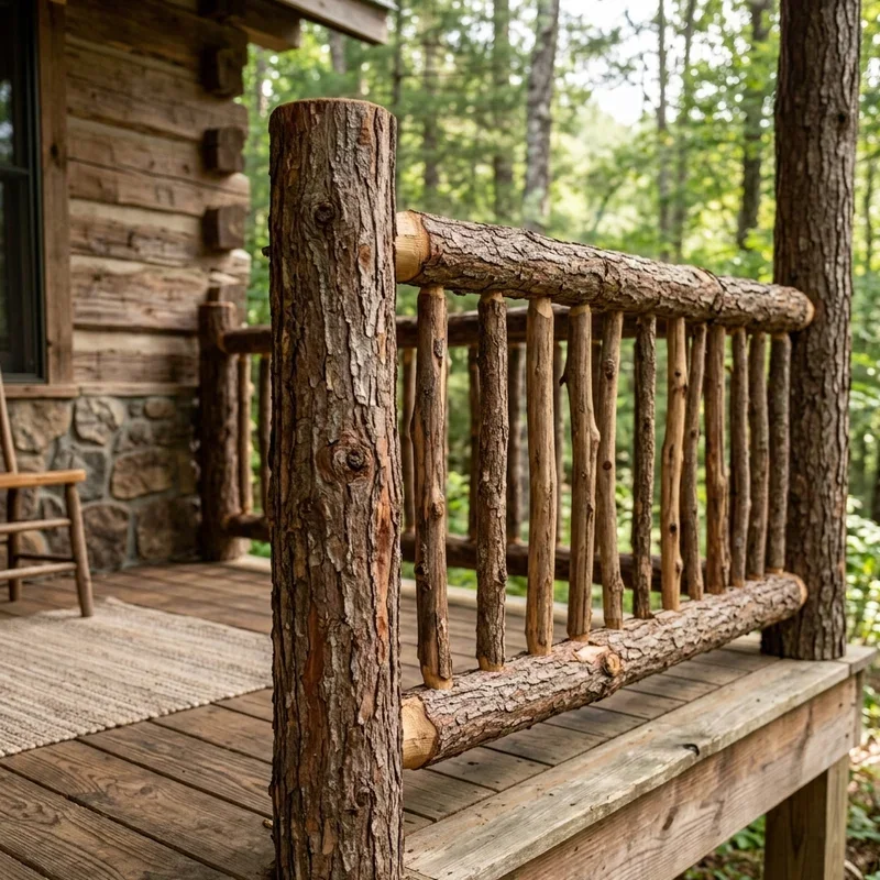 Rustic Porch Railing Ideas