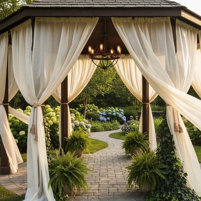 Backyard Gazebo Decorating Ideas