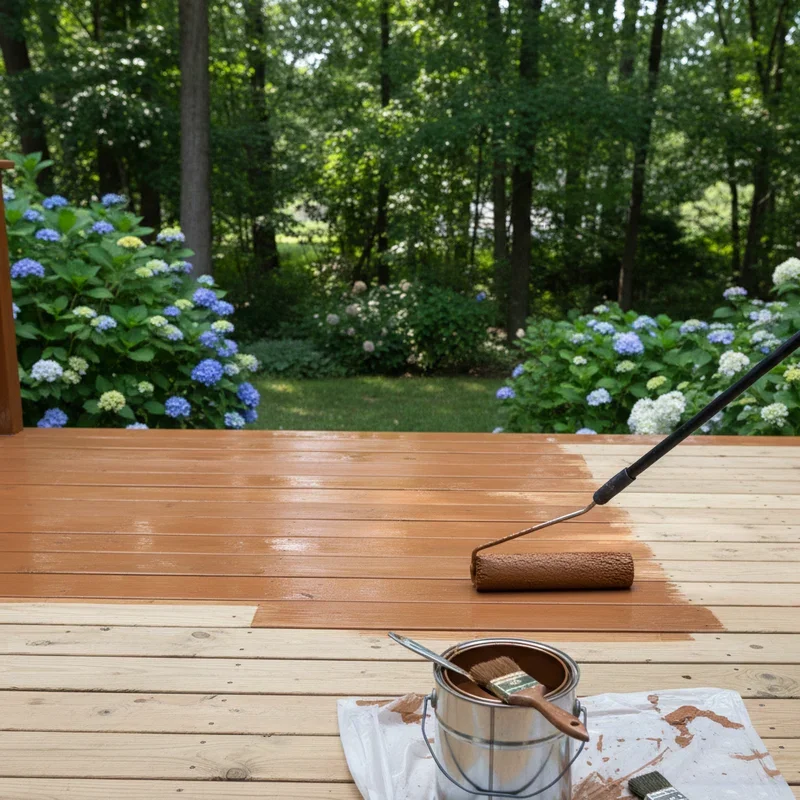 How Much to Stain a Deck