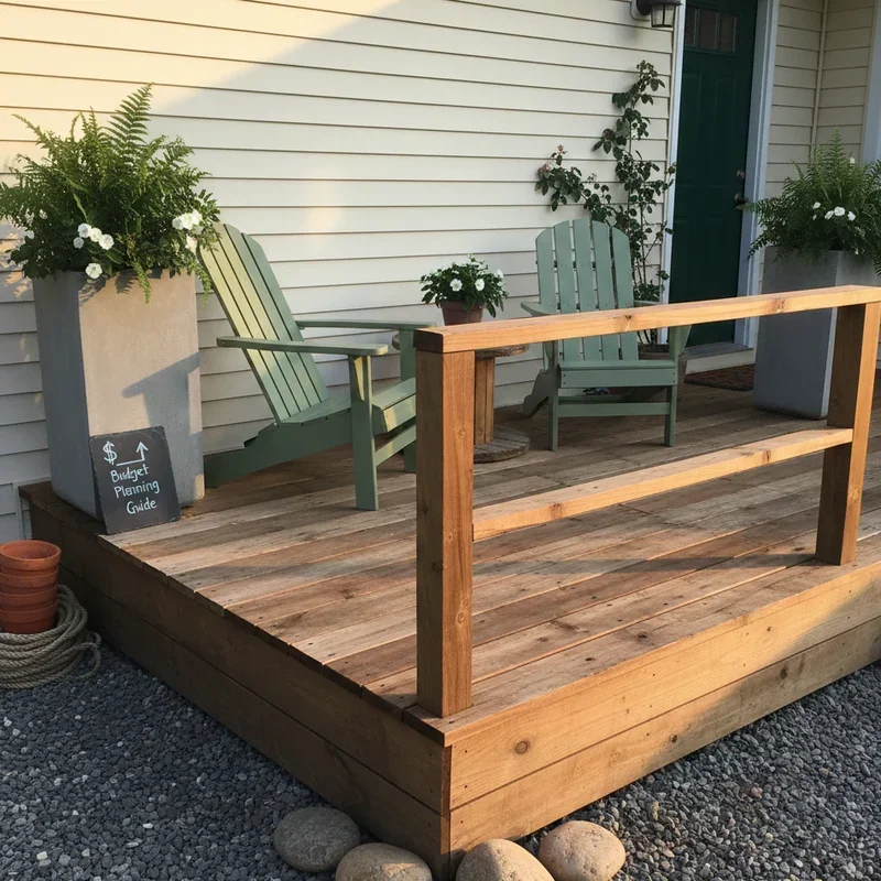 Wood Deck Front Porch Ideas