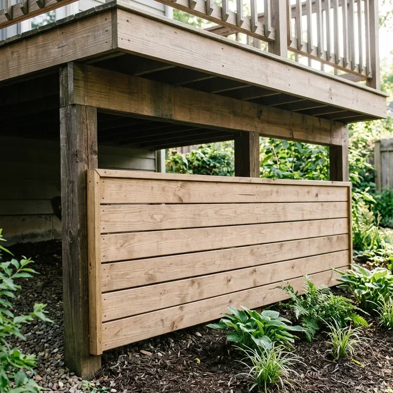 Inexpensive Deck Skirting Ideas
