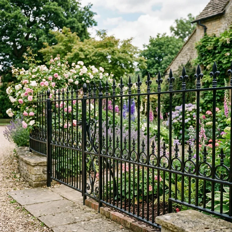 Metal Garden Fence Ideas