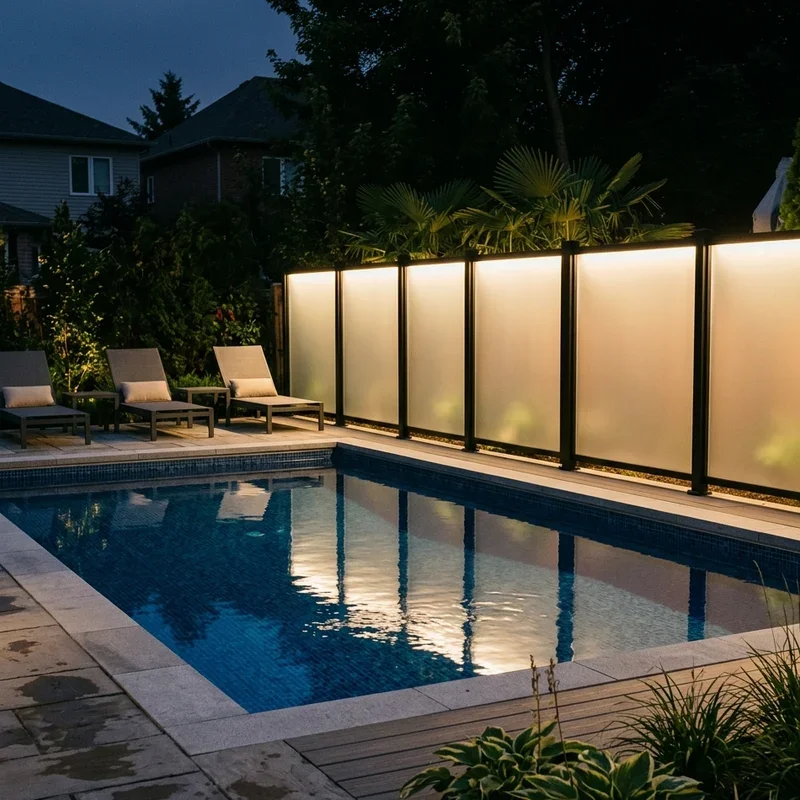 Pool Fence Lighting Ideas