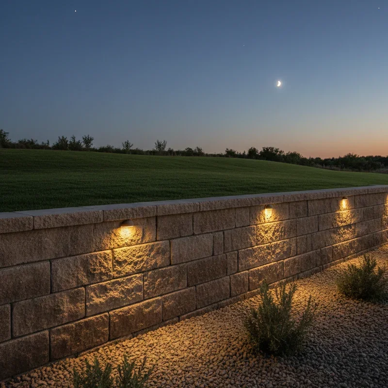 Retaining Wall Lighting Ideas
