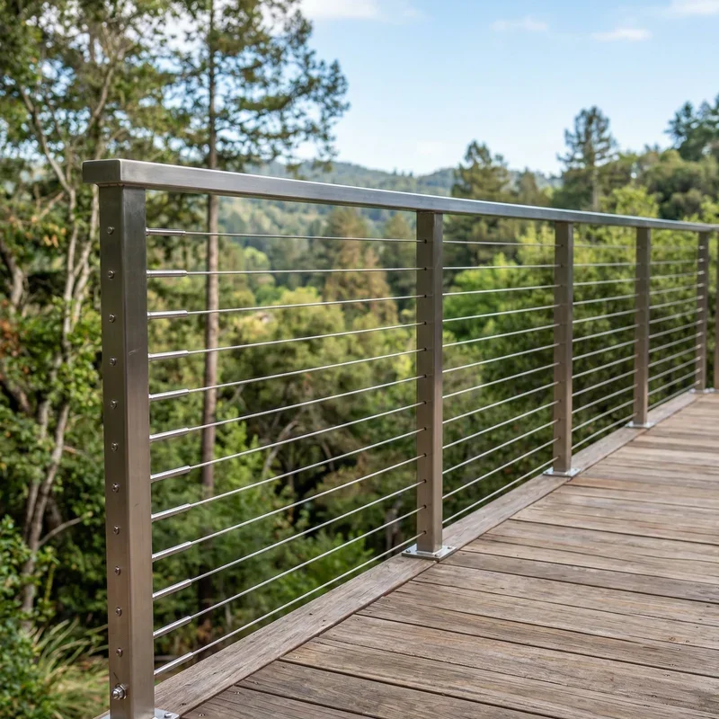 Deck Wire Railing Ideas