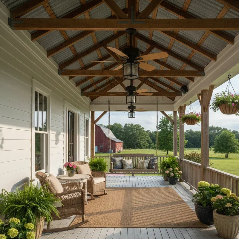 Farmhouse Front Porch Ideas