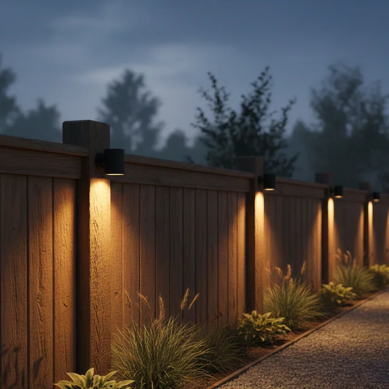 Fence Lighting Ideas