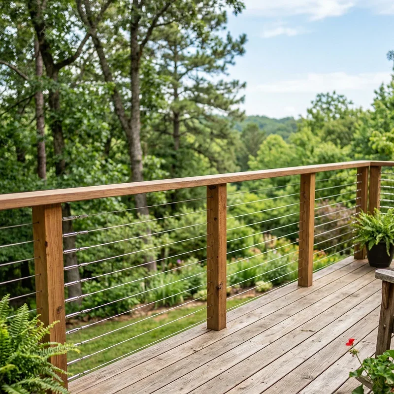 Deck Wire Railing Ideas