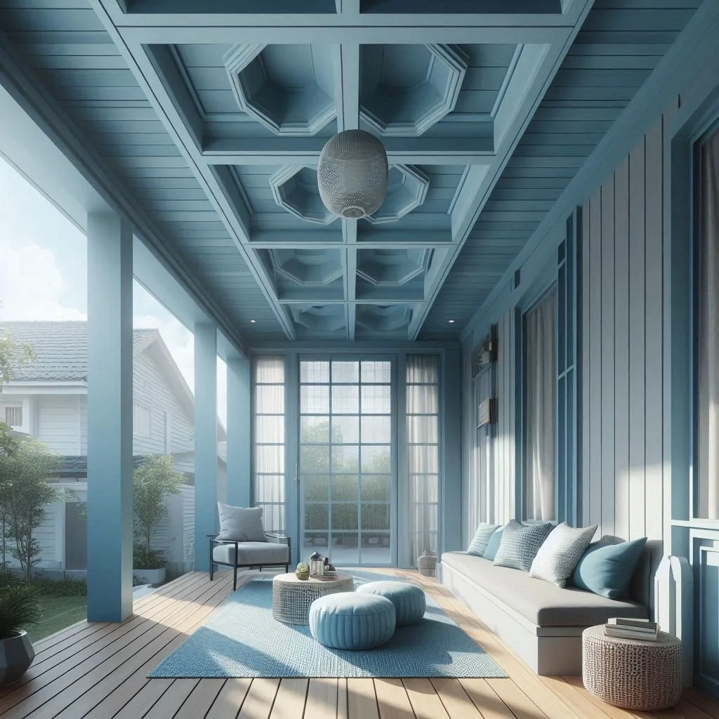 Haint Blue Porch Ceiling