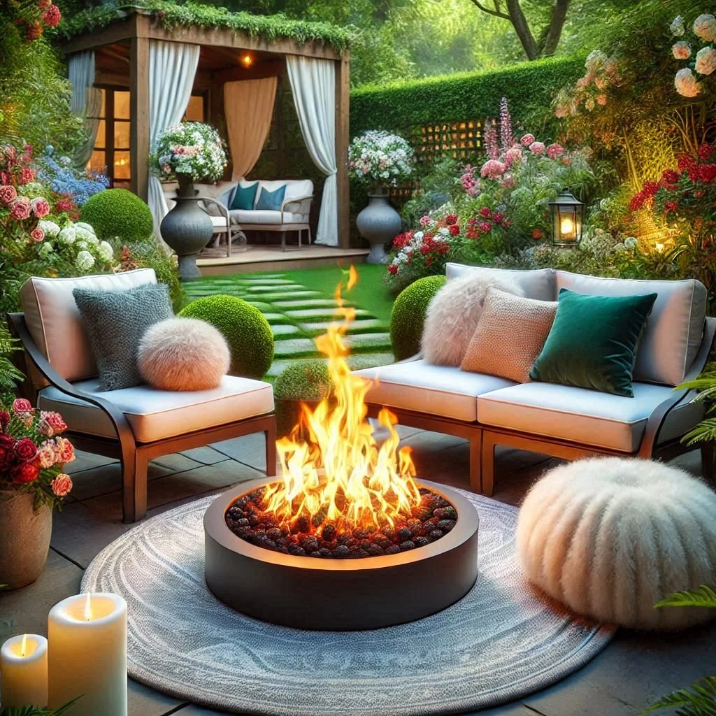 Small Outdoor Fireplace Ideas